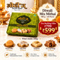 Diwali Mix Mithai 500g – 40 pieces – Kandi Pedha, Kaju Katli, Kalakand and Dry Fruit Fudge – Modi's Narayan Pedhewale
