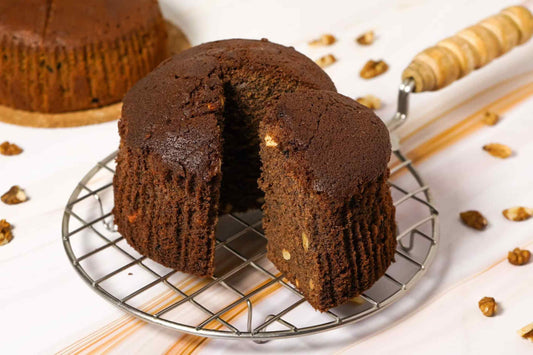 Choco Walnut Cake (Egg)