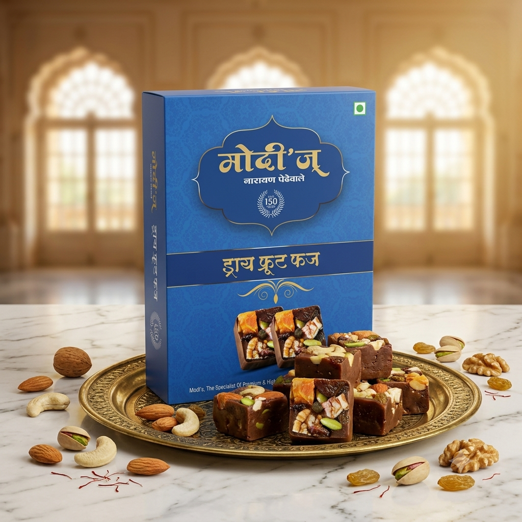 Premium Dry Fruit Fudge by Modi's Narayan Pedhewale