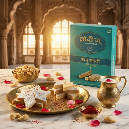 Premium Kaju Katli | Classic Cashew Sweet | Modi's Narayan Pedhewale