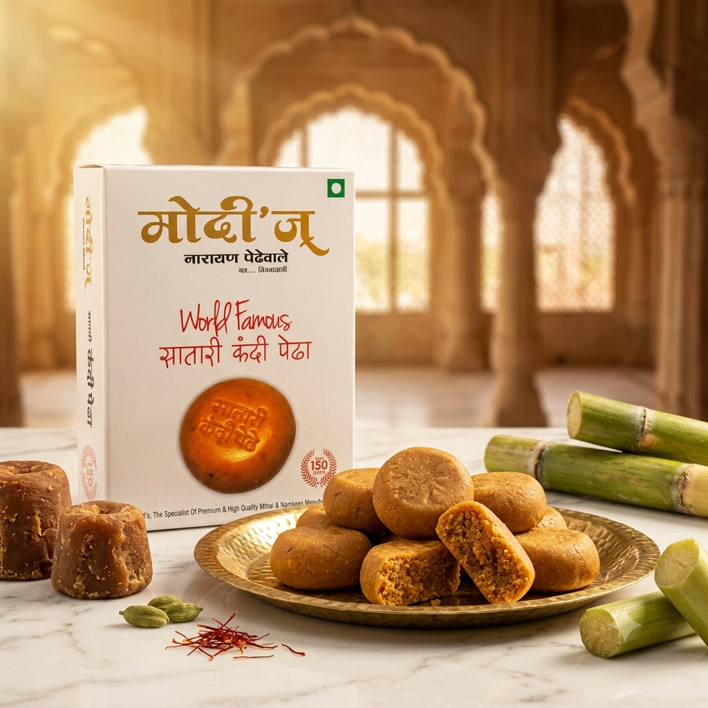 Premium Jaggery Pedha by Modi's Narayan Pedhewale